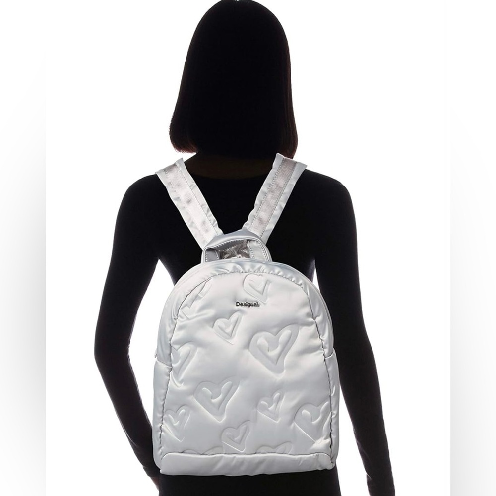 EUC DESIGUAL SILVER BACKPACK